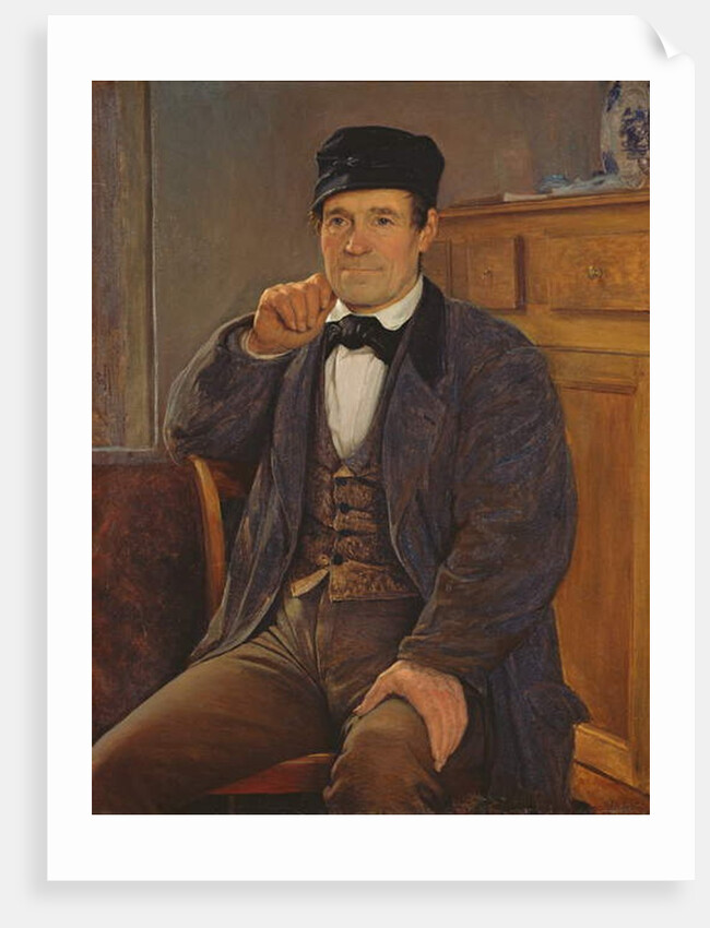 Portrait of the father of the artist by Louis Pion