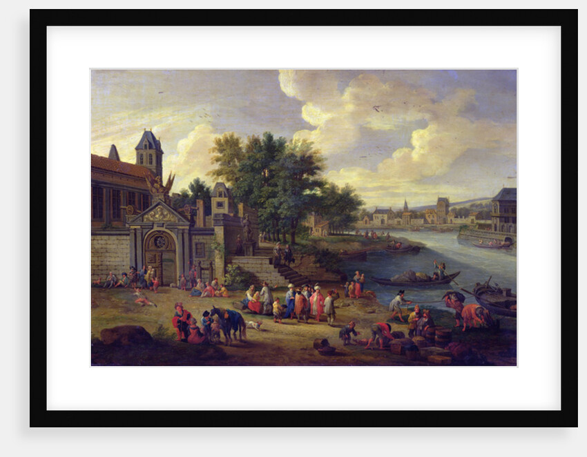 View of the Dockyard, c.1680 by Pieter Bouts