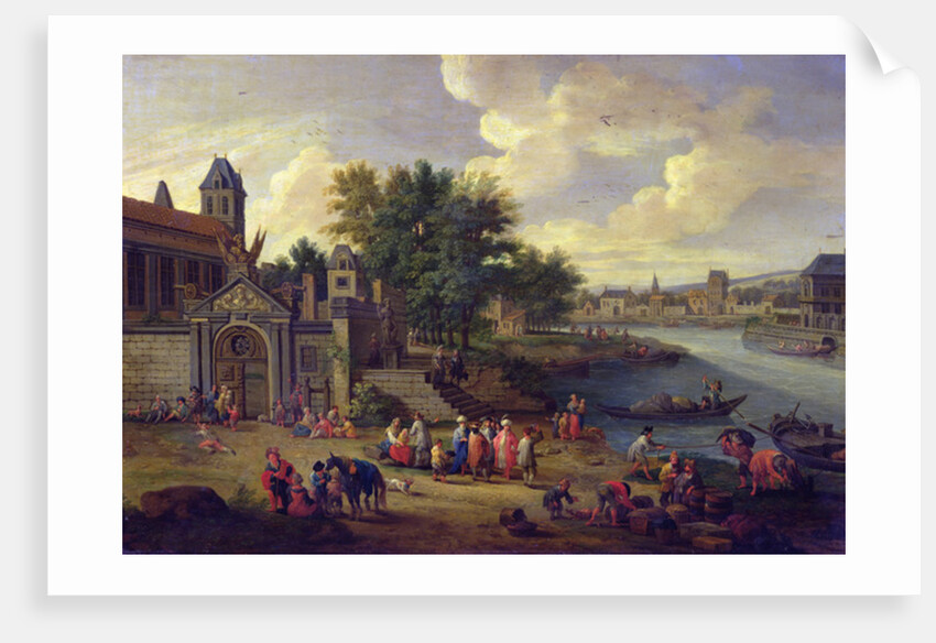 View of the Dockyard, c.1680 by Pieter Bouts