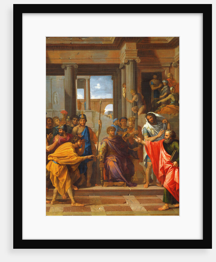 A Preparatory Study Depicting The Miracle of Saint Paul, The Blinding of Elymas by Nicolas Pierre Loir