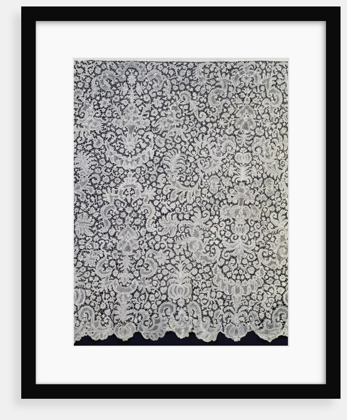 Aube, Lace from Brussels, 1725-1730 by Flemish School