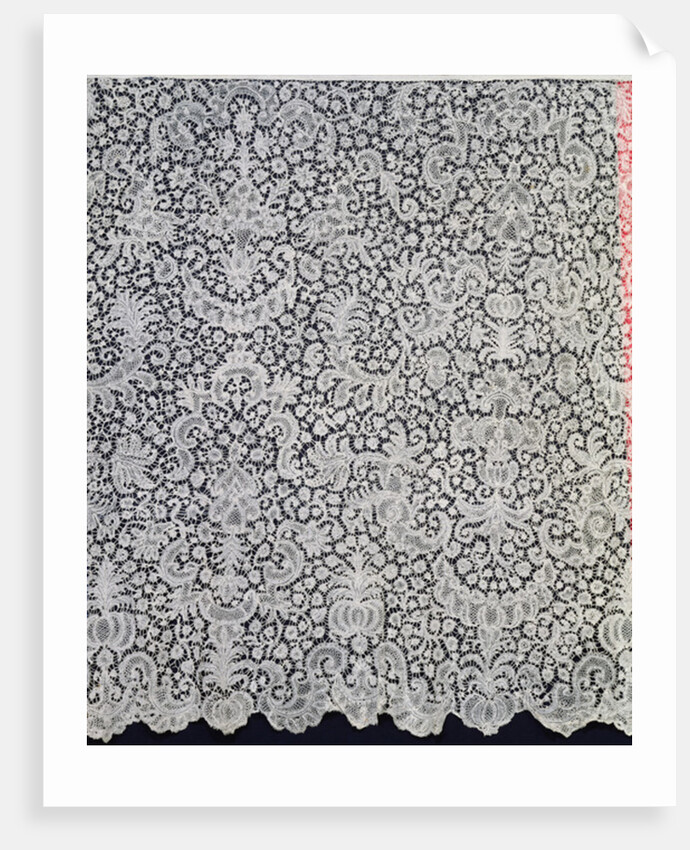 Aube, Lace from Brussels, 1725-1730 by Flemish School