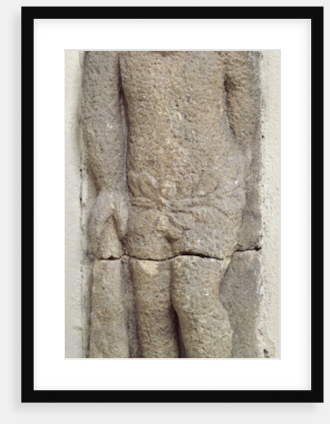 A Savage Man Holding His Club by French School