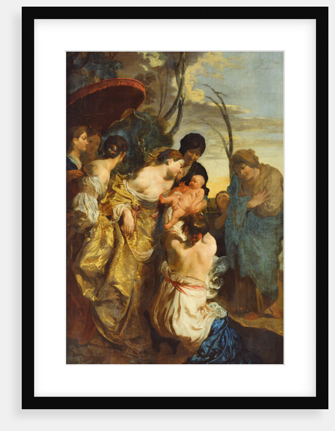 Moses Saved From Drowning, c. 1625-31 by Johann Liss or Lis or von Lys