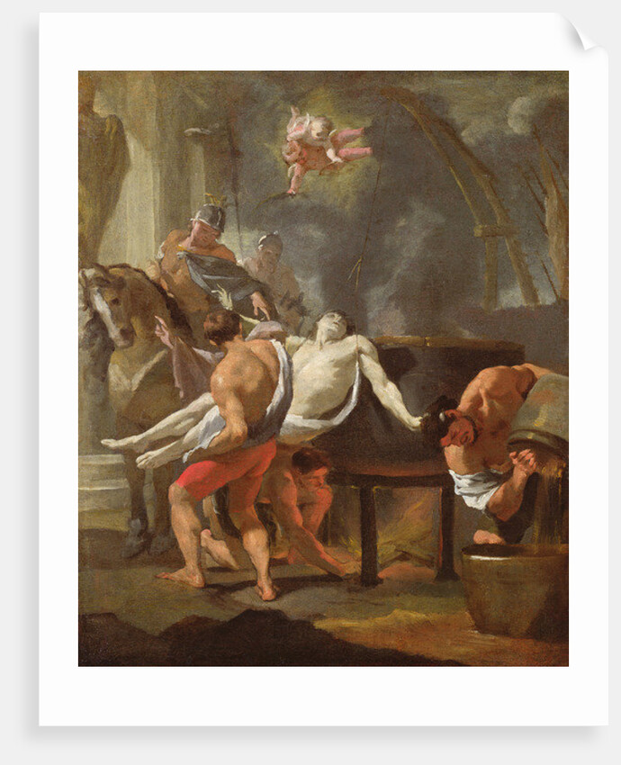 A sketch of The Martyrdom of Saint John the Evangelist, 1641 by Charles Le Brun
