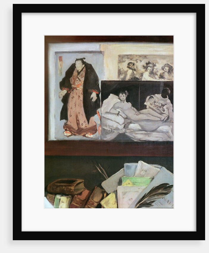 Portrait of Emile Zola, 1868 by Edouard Manet