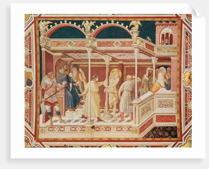 The Flagellation of Christ, c.1320 by Pietro Lorenzetti