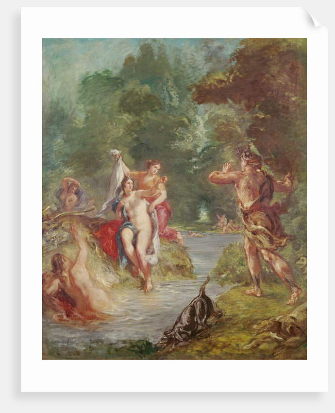 The Four Seasons, Summer: Diana and Actaeon, 1862 by Ferdinand Victor Eugene Delacroix