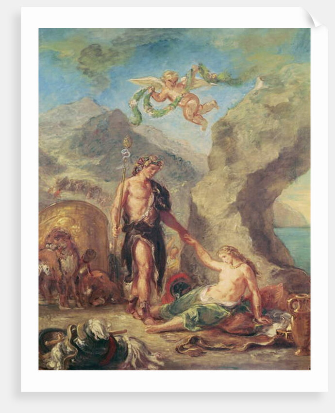 The Four Seasons. Autumn: Bacchus and Ariadne, 1862 by Ferdinand Victor Eugene Delacroix