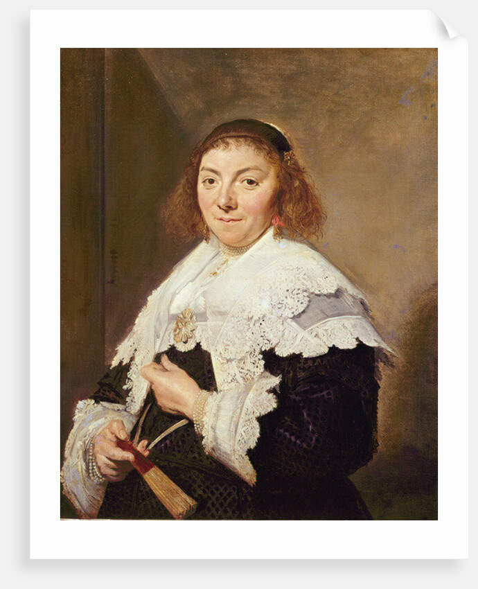 Maria Pietersdochter Olycann, wife of Andries van der Horn, 1638 by Frans Hals