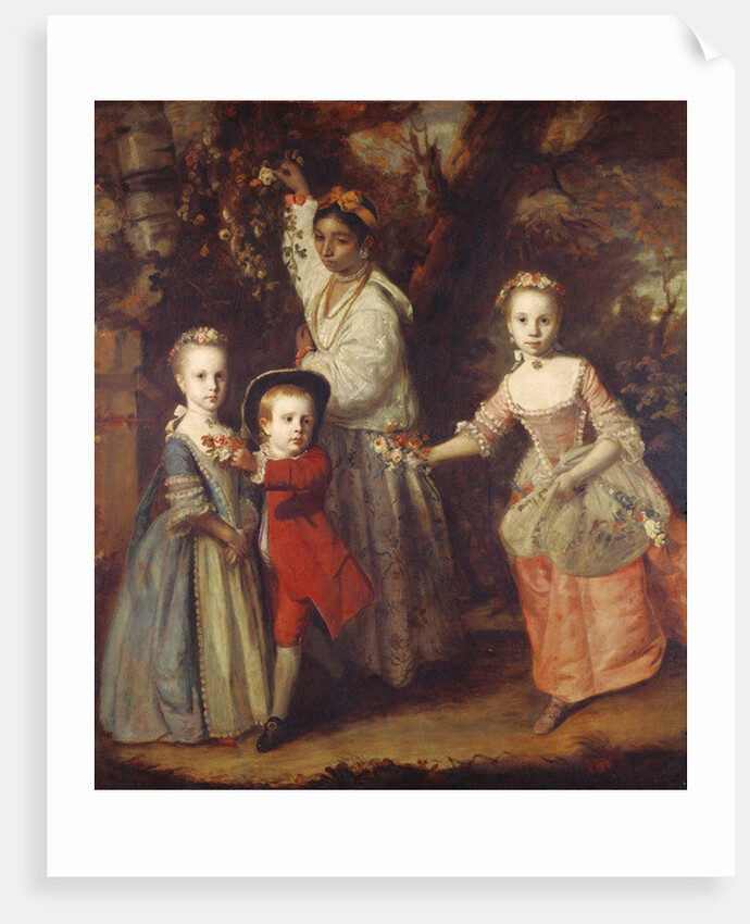 Edward Holden Cruttenden's Children with their Indian Ayah, 1759-1763 by Joshua Reynolds
