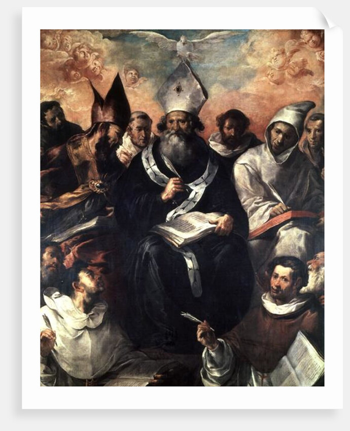 St. Basil Dictating his Doctrine by Francisco Herrera