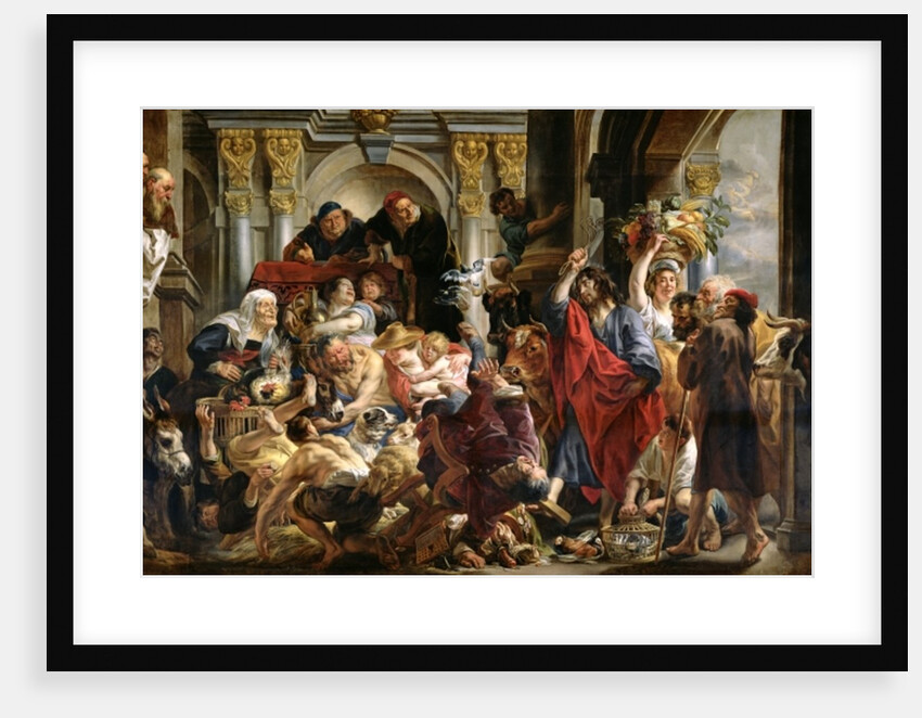 Christ Driving the Merchants from the Temple, 17th century by Jacob Jordaens