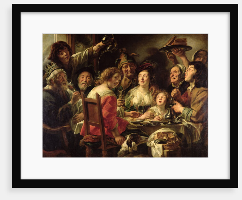 The King Drinks by Jacob Jordaens