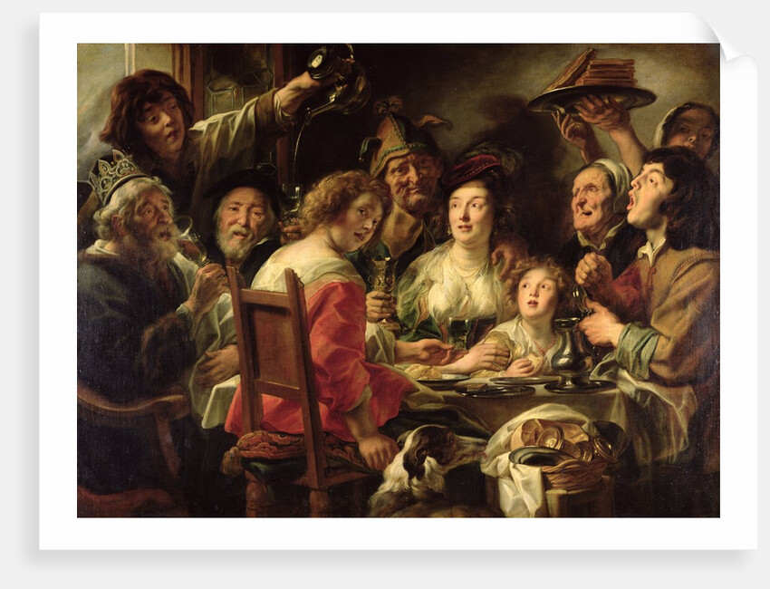 The King Drinks by Jacob Jordaens