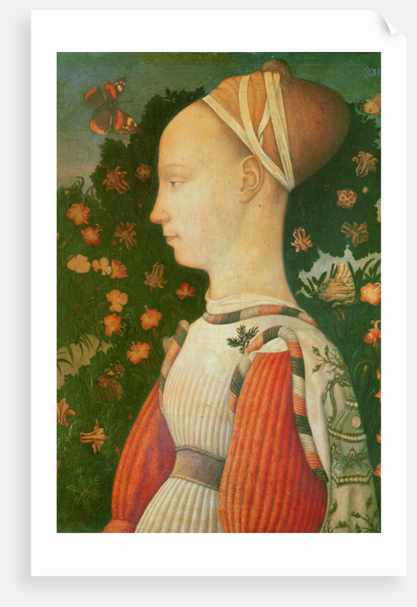 Portrait of Ginevra d'Este, c.1436-38 by Antonio Pisanello