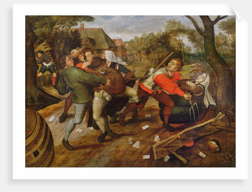 Peasants' Brawl by Pieter the Younger Brueghel