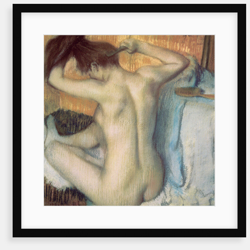 Woman combing her hair, c.1885 by Edgar Degas