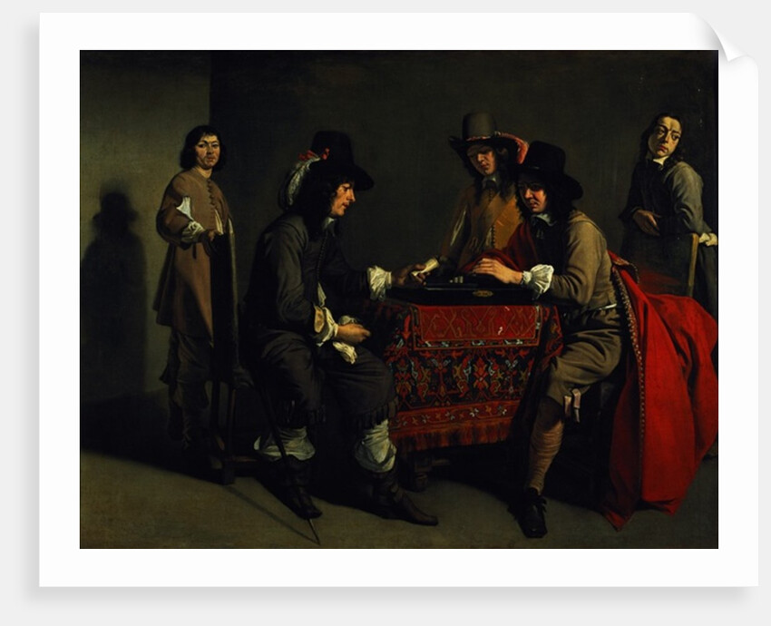 The Backgammon Players by Antoine and Louis & Mathieu Le Nain