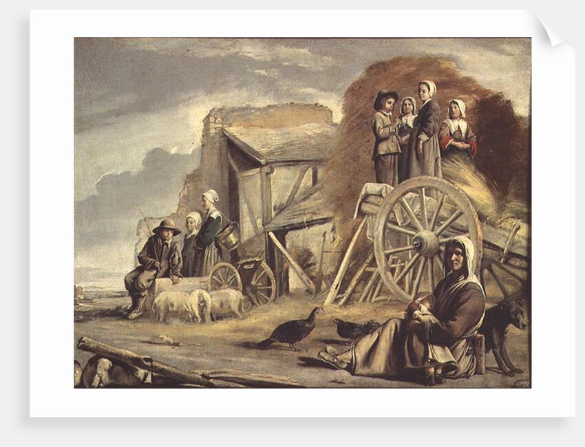 The Haycart, or Return from Haymaking, 1641 by Louis Le Nain
