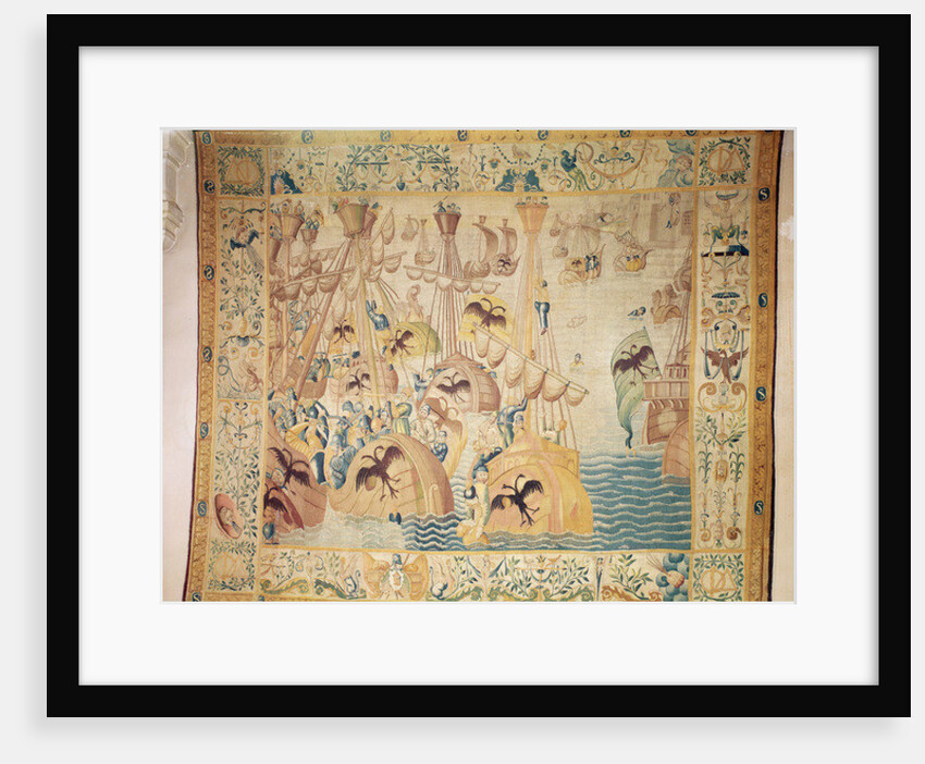 The Battle of Tunis, or Battle of Lepanto by Flemish School