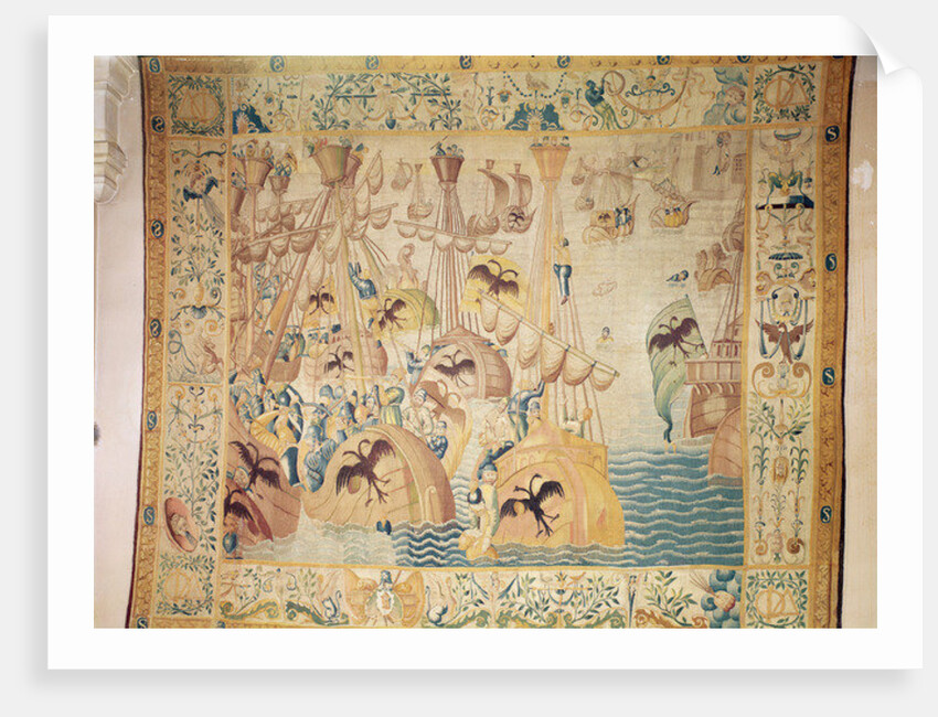 The Battle of Tunis, or Battle of Lepanto by Flemish School