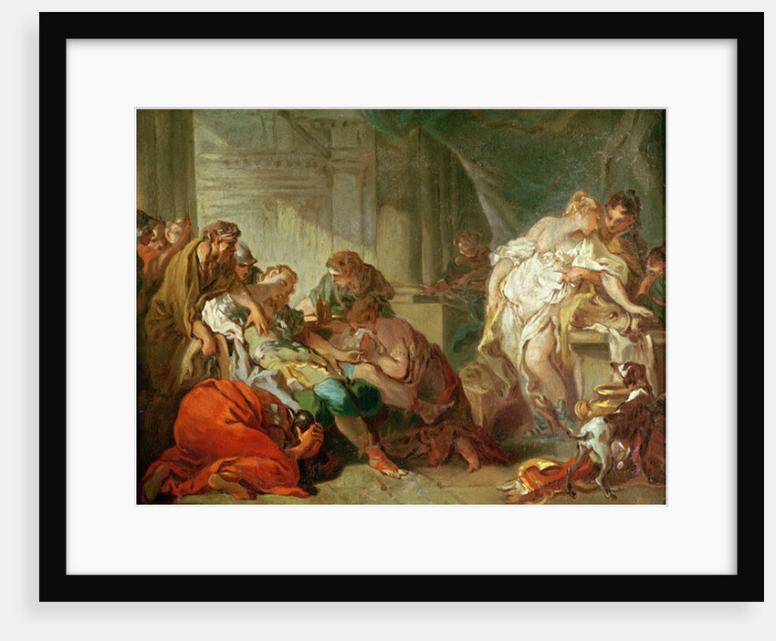 Antiochus and Stratonice by Jean-Honore Fragonard