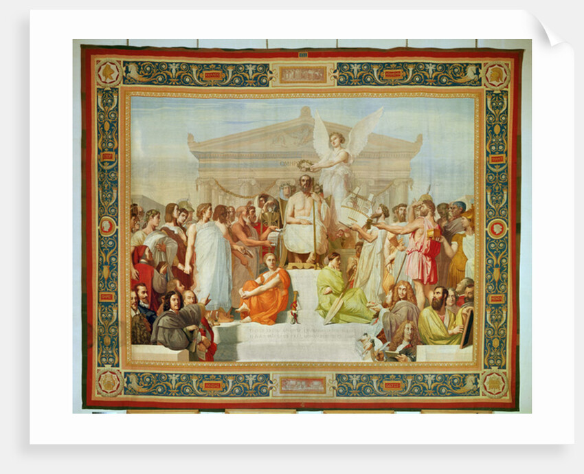 Hommage to Homer by Jean Auguste Dominique (after) Ingres