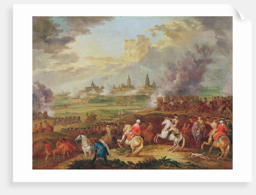 The Siege of Valenciennes by Jan Peeter Verdussen