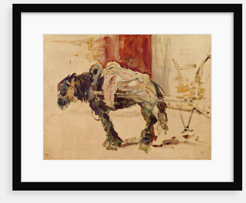 A Draft Horse at Céleyran, 1881 by Henri de Toulouse-Lautrec