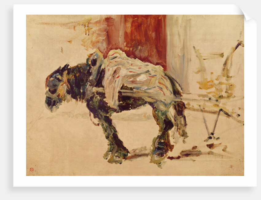 A Draft Horse at Céleyran, 1881 by Henri de Toulouse-Lautrec