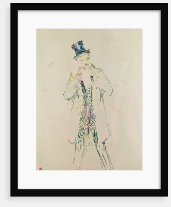 A Standing Gentleman Lighting his Cigar, 1885 by Henri de Toulouse-Lautrec