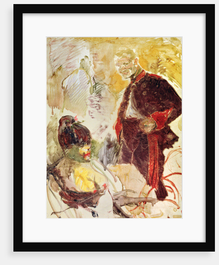 Artilleryman and girl, 1886 by Henri de Toulouse-Lautrec