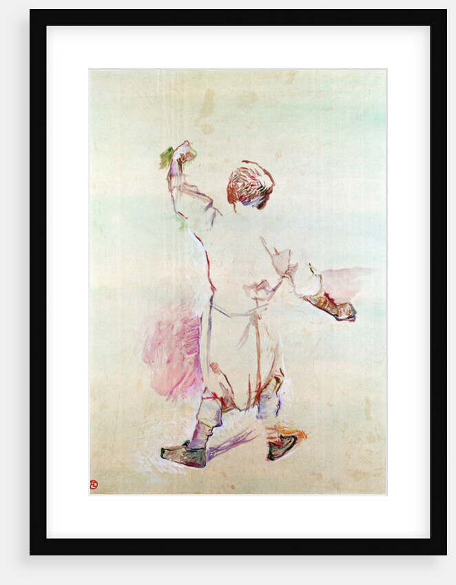 The Back of a Man in a Long Shirt, 1888 by Henri de Toulouse-Lautrec