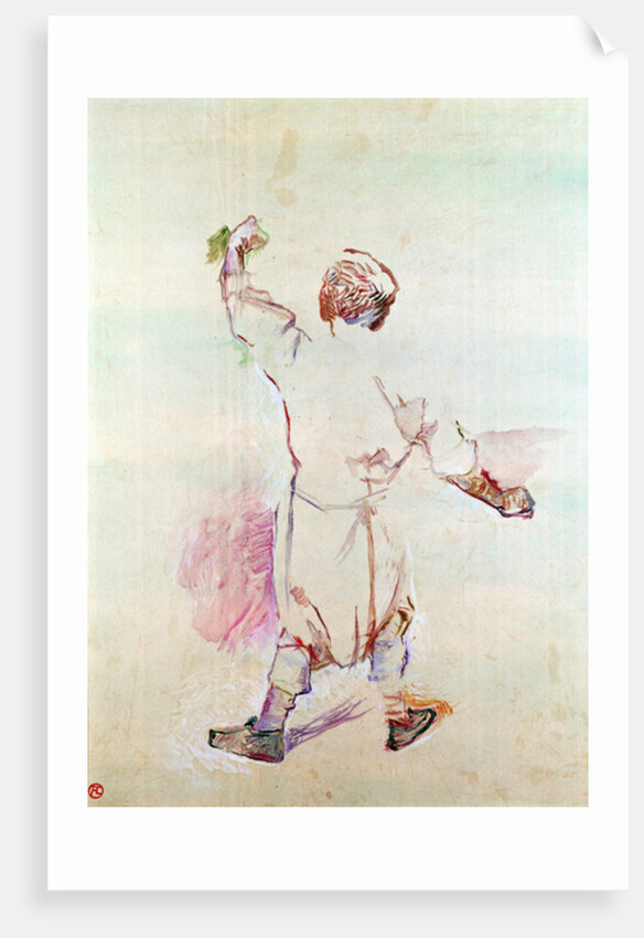 The Back of a Man in a Long Shirt, 1888 by Henri de Toulouse-Lautrec