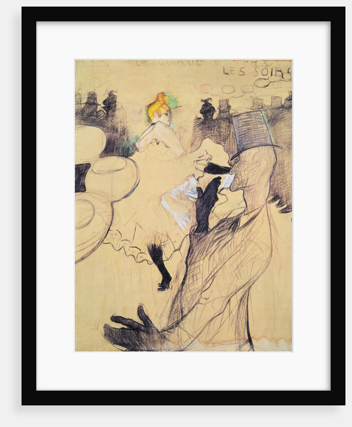 The Moulin-Rouge, The Goulue and Valentin, the Boneless One, 1891 by Henri de Toulouse-Lautrec