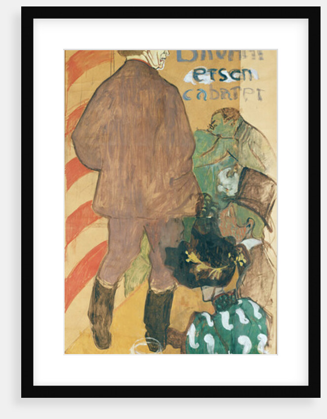 Ambassadeurs, Aristide Bruant et his Cabaret, 1892 by Henri de Toulouse-Lautrec