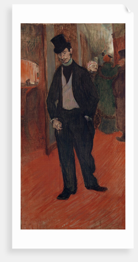 Doctor Gabriel Tapié de Céleyran in a Theatre Hall, 1894 by Henri de Toulouse-Lautrec