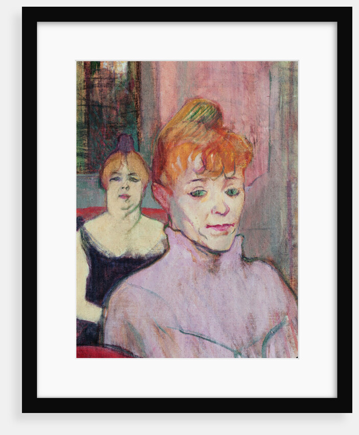 In the Salon of the Rue des Moulins, 1894 by Henri de Toulouse-Lautrec