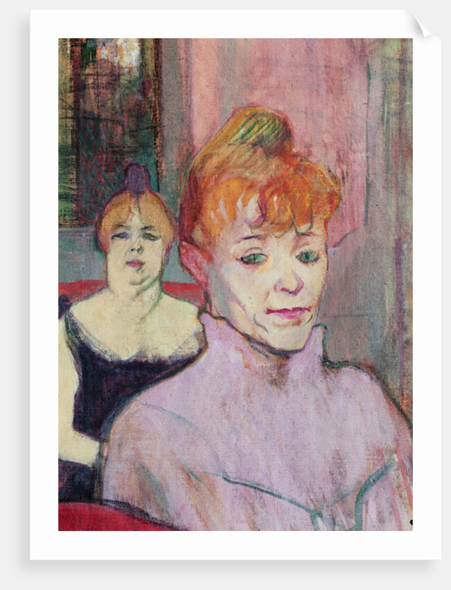 In the Salon of the Rue des Moulins, 1894 by Henri de Toulouse-Lautrec