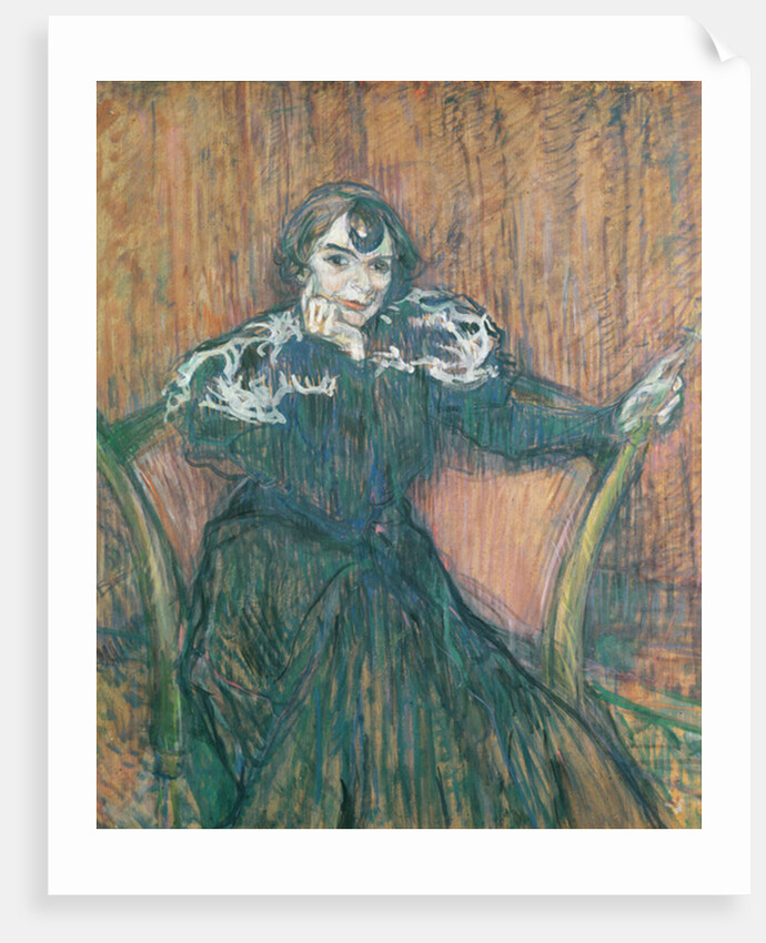 Madame Berthe Bady, 1897 by Henri de Toulouse-Lautrec