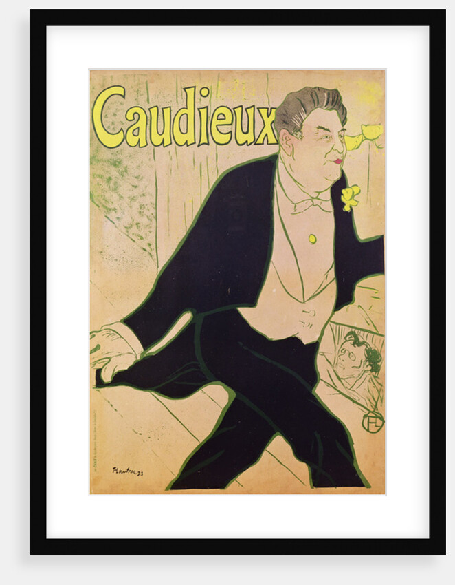 Caudieux, 1893 by Henri de Toulouse-Lautrec
