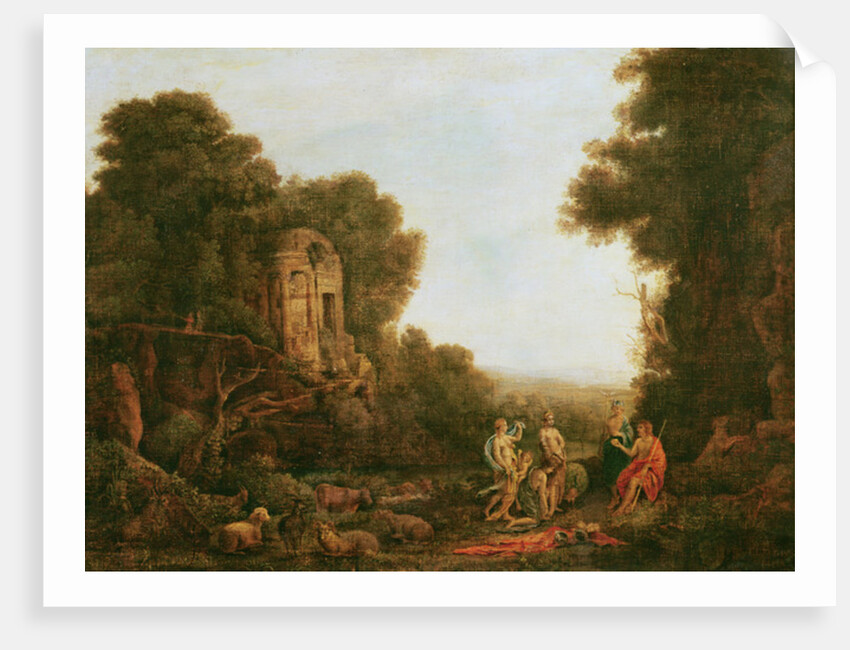 Landscape by Claude Lorrain (1600-82)
