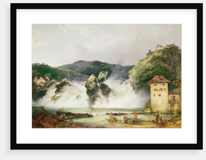 The Rhine Waterfall at Schaffhausen, 1775 by Philip James de Loutherbourg