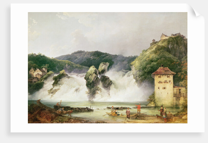 The Rhine Waterfall at Schaffhausen, 1775 by Philip James de Loutherbourg