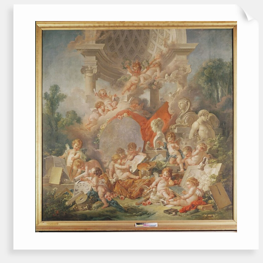 The Meeting of the Arts or The Geniuses of the Arts, 1761 by Francois Boucher