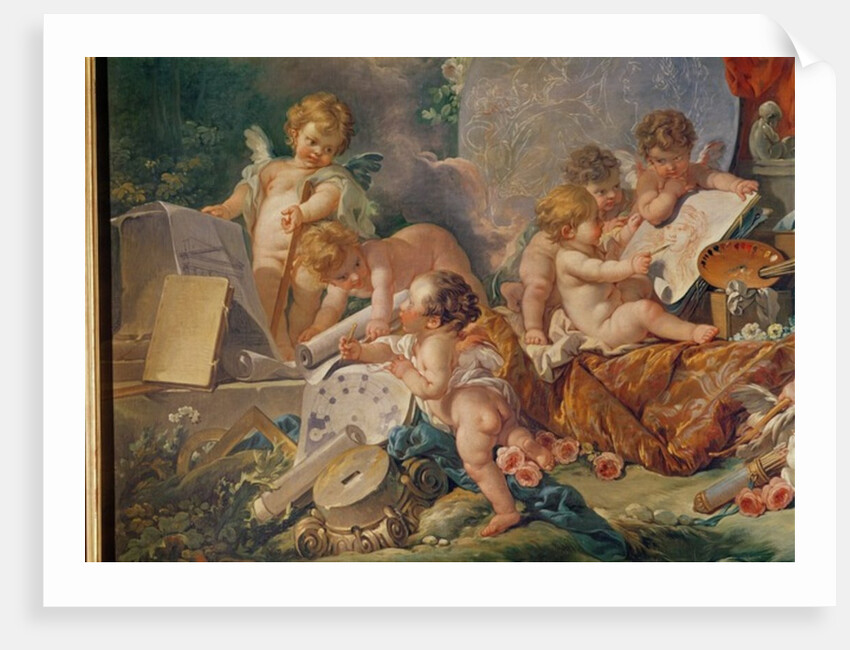 The Meeting of the Arts or The Geniuses of the Arts, 1761 by Francois Boucher