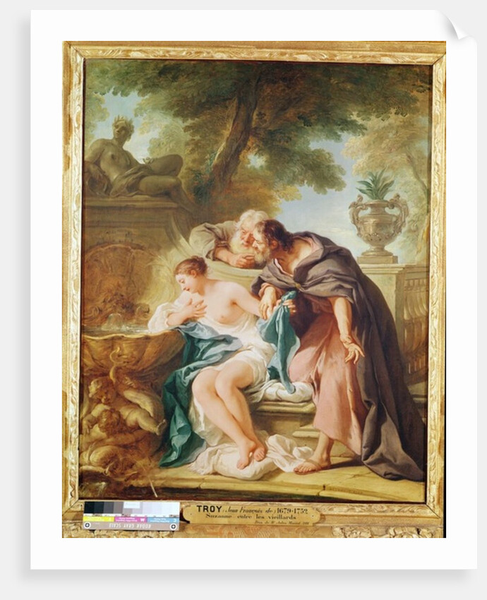 Susanna and the Elders, 1727 by Jean Francois de Troy