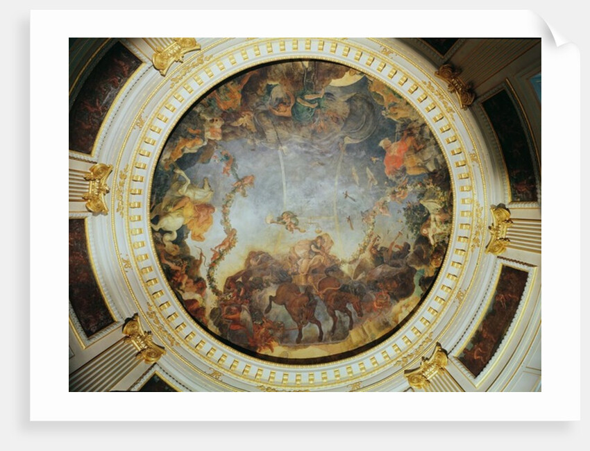 Ceiling depicting the Goddess Aurora by Charles Le Brun