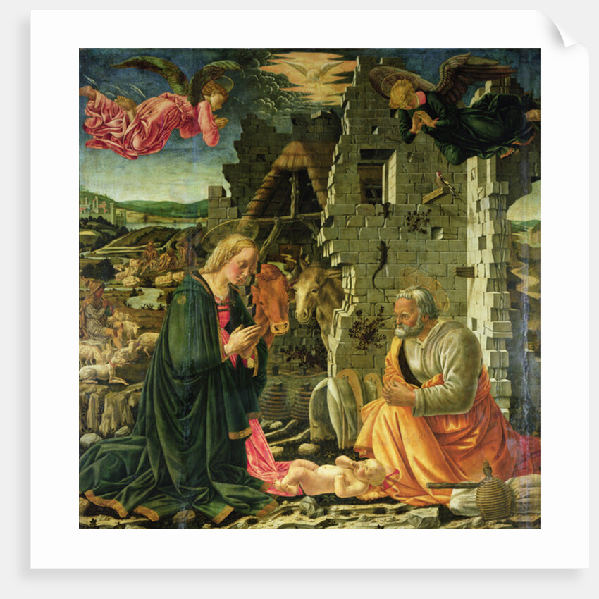 The Nativity, 1465-70 by Fra Filippo Lippi